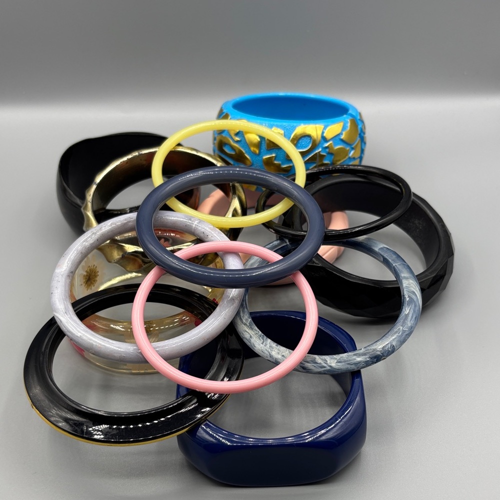 Colorful Bangle Bracelet Lot JP407